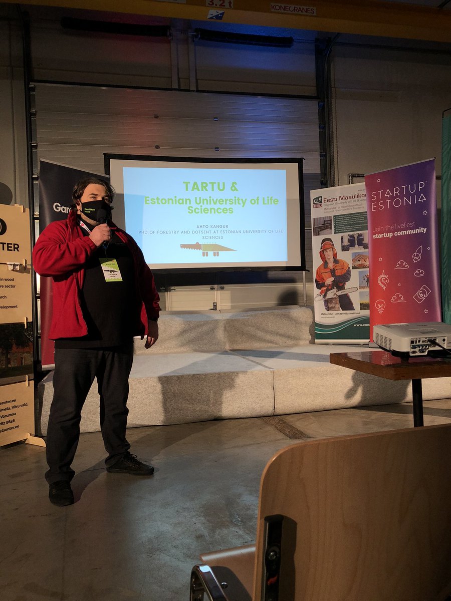 Steffen M. Noe (@steffennoe) on Twitter photo Kicking off a worky weekend, start of the hackaton “Future of Wood” #garage48 <a href="/maaylikool/">Eesti Maaülikool</a> Kicking off a worky weekend, start of the hackaton “Future of Wood” #garage48 <a href="/maaylikool/">Eesti Maaülikool</a>