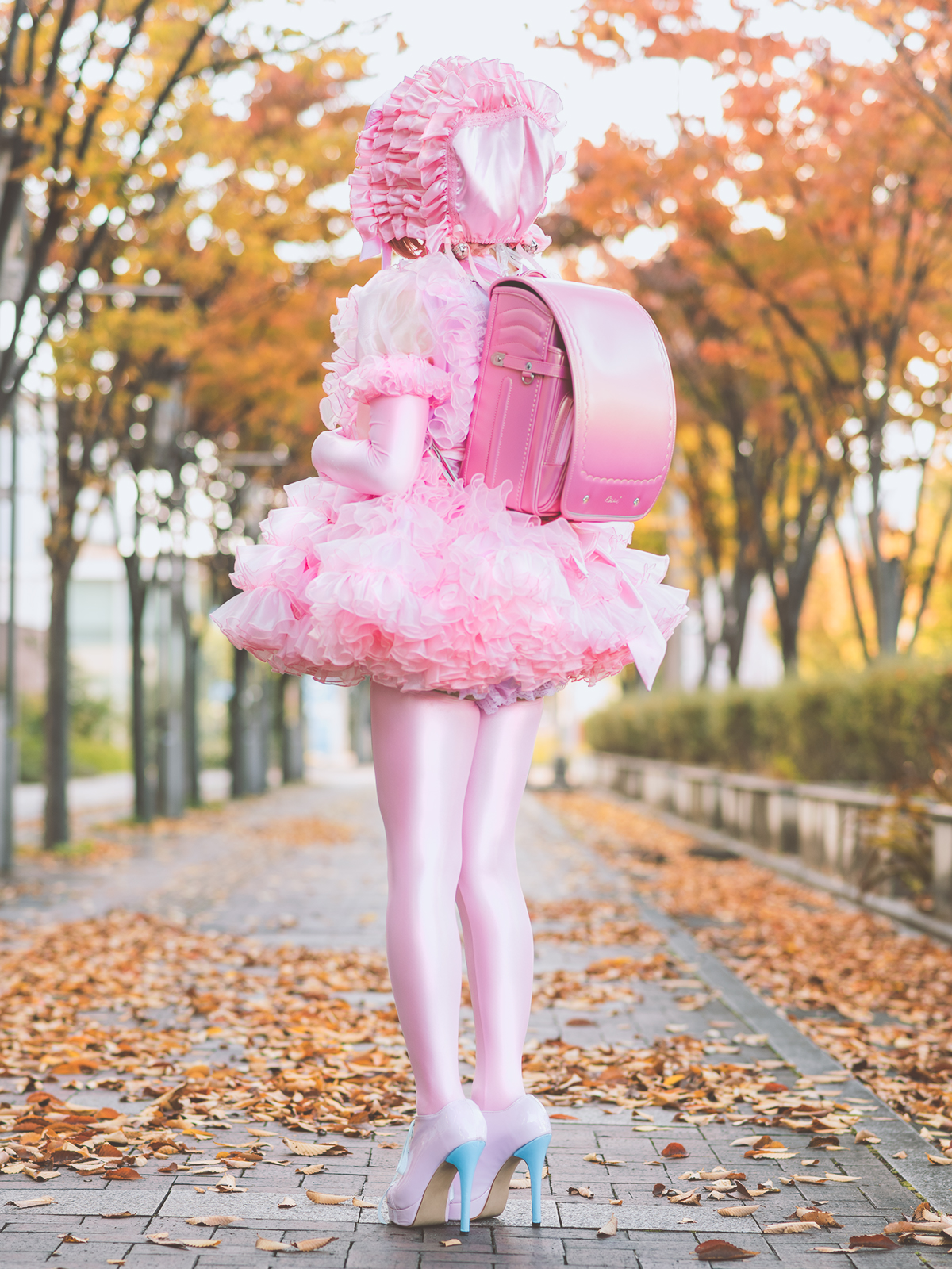 ⭐ピンクの フリル感⭐ 可愛い 薄ピンクに惚れて セットできて頂いても最高です あじさいグラデーションフリルキャミソールブラウス｜ピンク