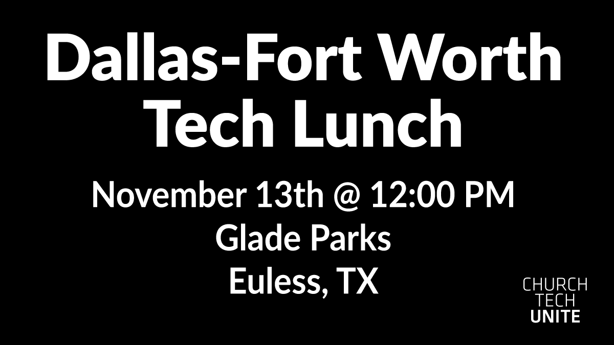 Church Tech Unite tweet media