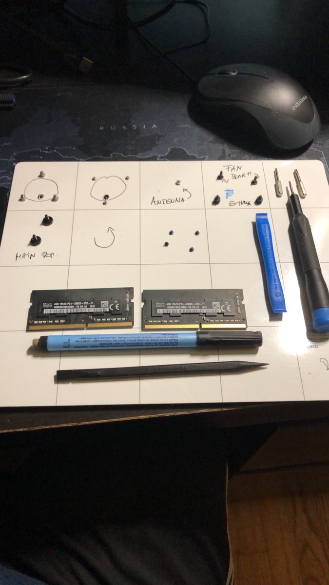 fahrbier's tweet photo. Ram upgrade in my good old #MacMini2018 - mit den neuen #M1 geht sowas ja nicht mehr - zum Glück? https://t.co/37t9yAea95
