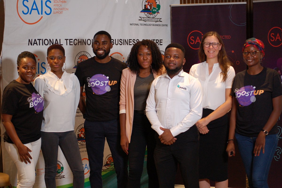 AGSZambia's tweet photo. What a victory for #Zambia and @DAWAHealthApp at the #BOOSTUP2020 finale! Many winners in the house today, congrats for amazing pitches and achievements @NaturesNectarZM and Aquatech. Thank you @Ntbc_Zambia @BongoHive @weaczambia @SAISProgramme @MTN_Zambia https://t.co/UUl9rJhQQl