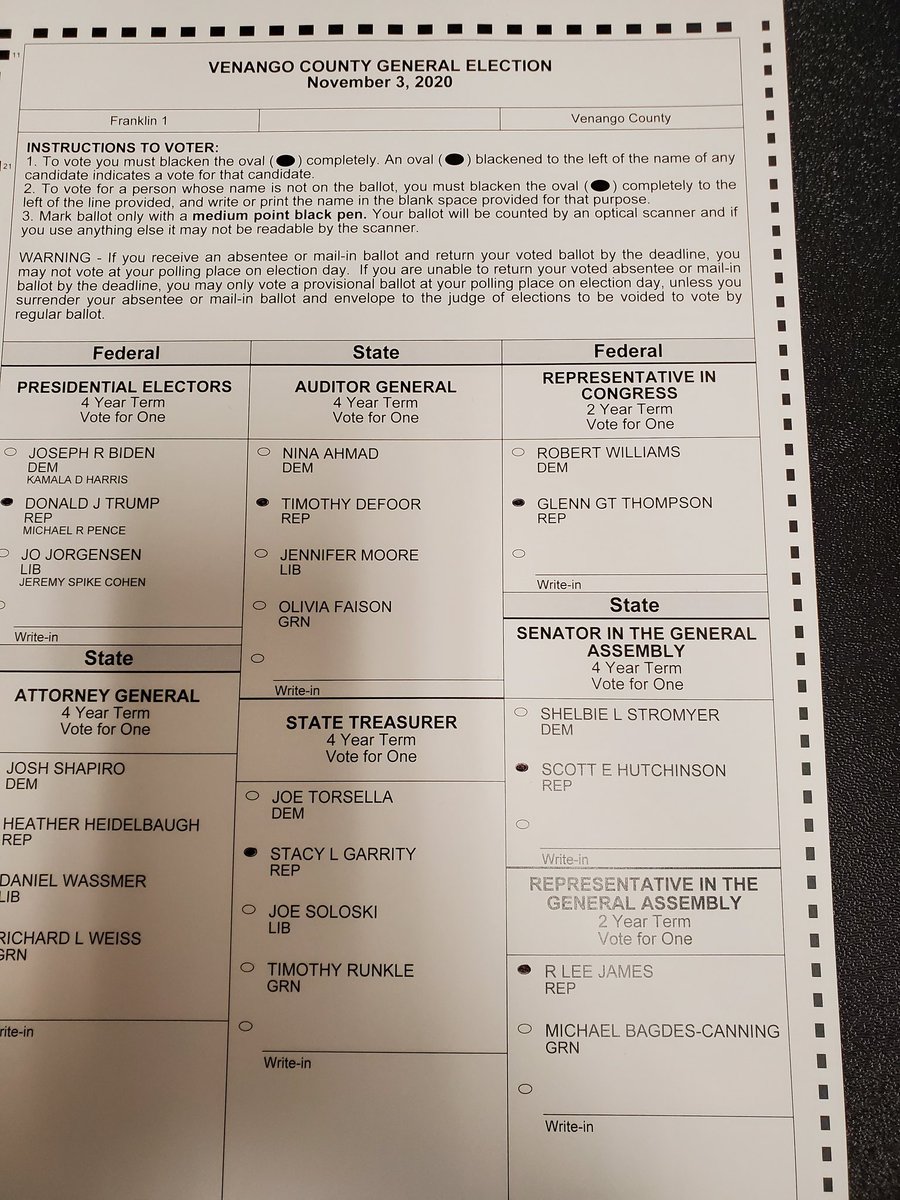 kimmih1969's tweet photo. @elenochle @PKekbar I took a photo of my ballot before turning it in. I was #77 https://t.co/WGNeewvNc3