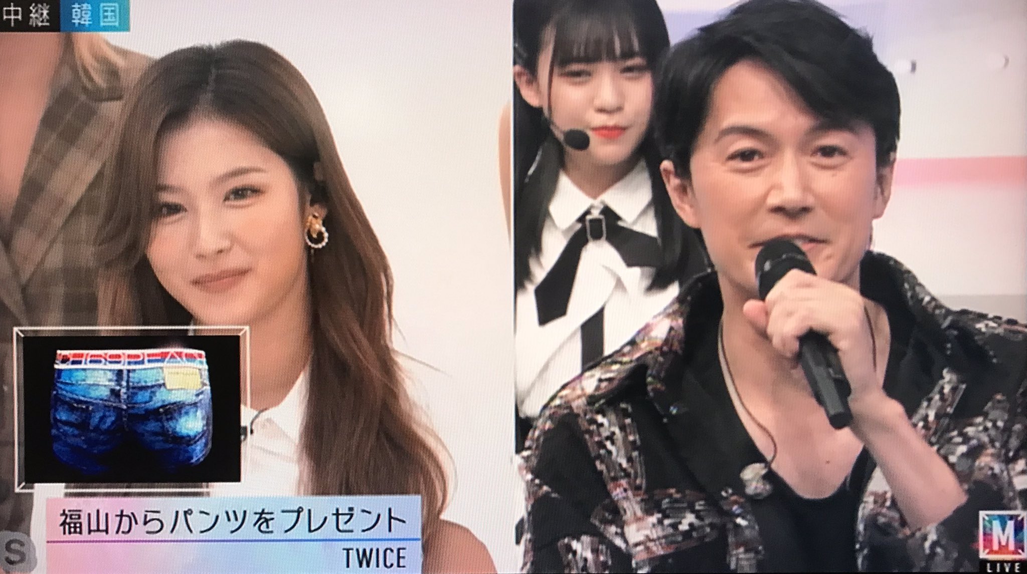Keitadj Twice 福山雅治さんとまたまた共演 パンツと女性の好きな仕草の話をする Twice Mステ T Co So2eljfwab Twitter