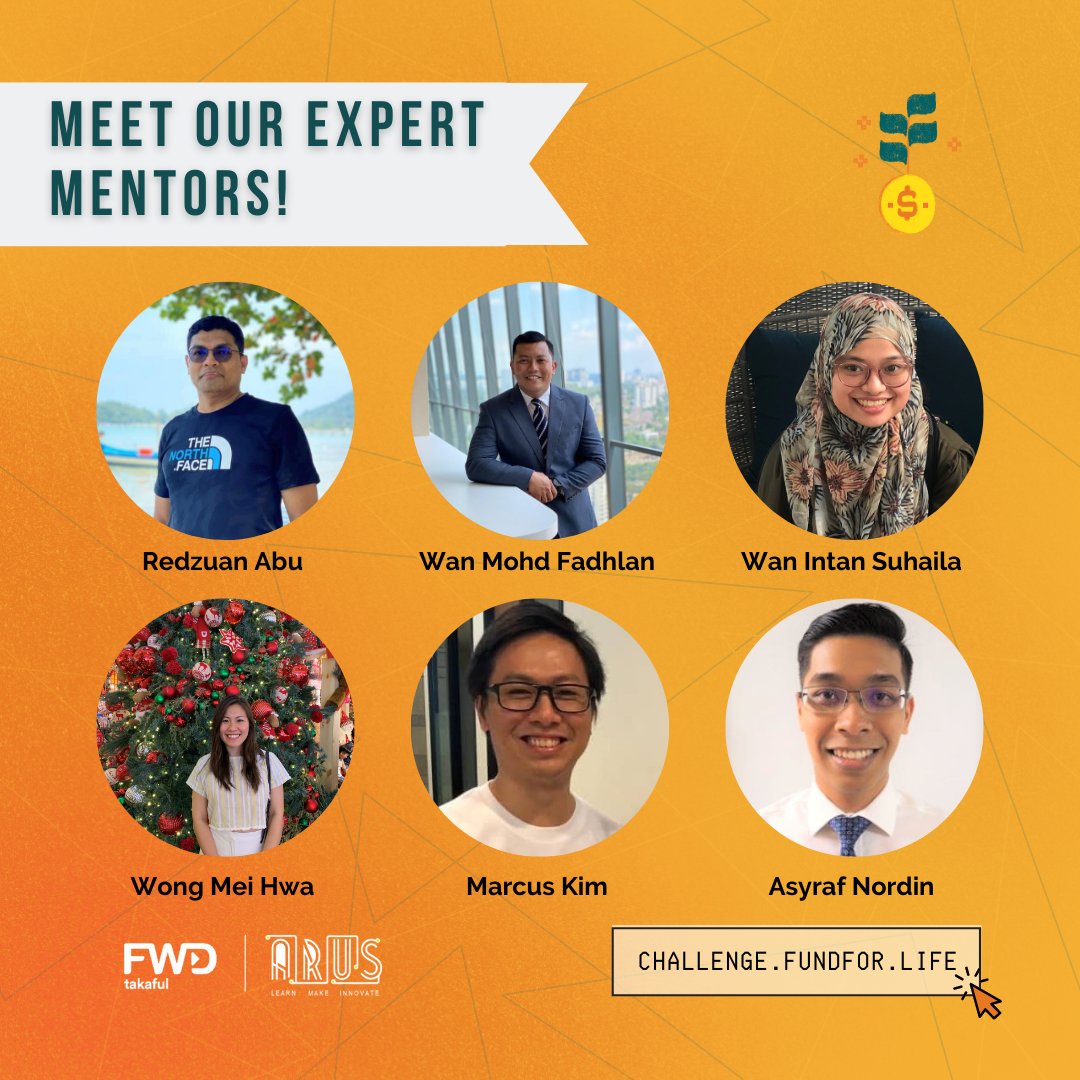 ArusAcademy's tweet photo. Meet our mentors! These experts will be guiding you through their expert insights and feedback throughout the Digital Financial Inclusion Challenge! 

Apply before 16th Nov at https://t.co/Q0HYghOzO7 

#FundForLife #DigitalFinancialInclusionChallenge https://t.co/u6wc5RMWpX