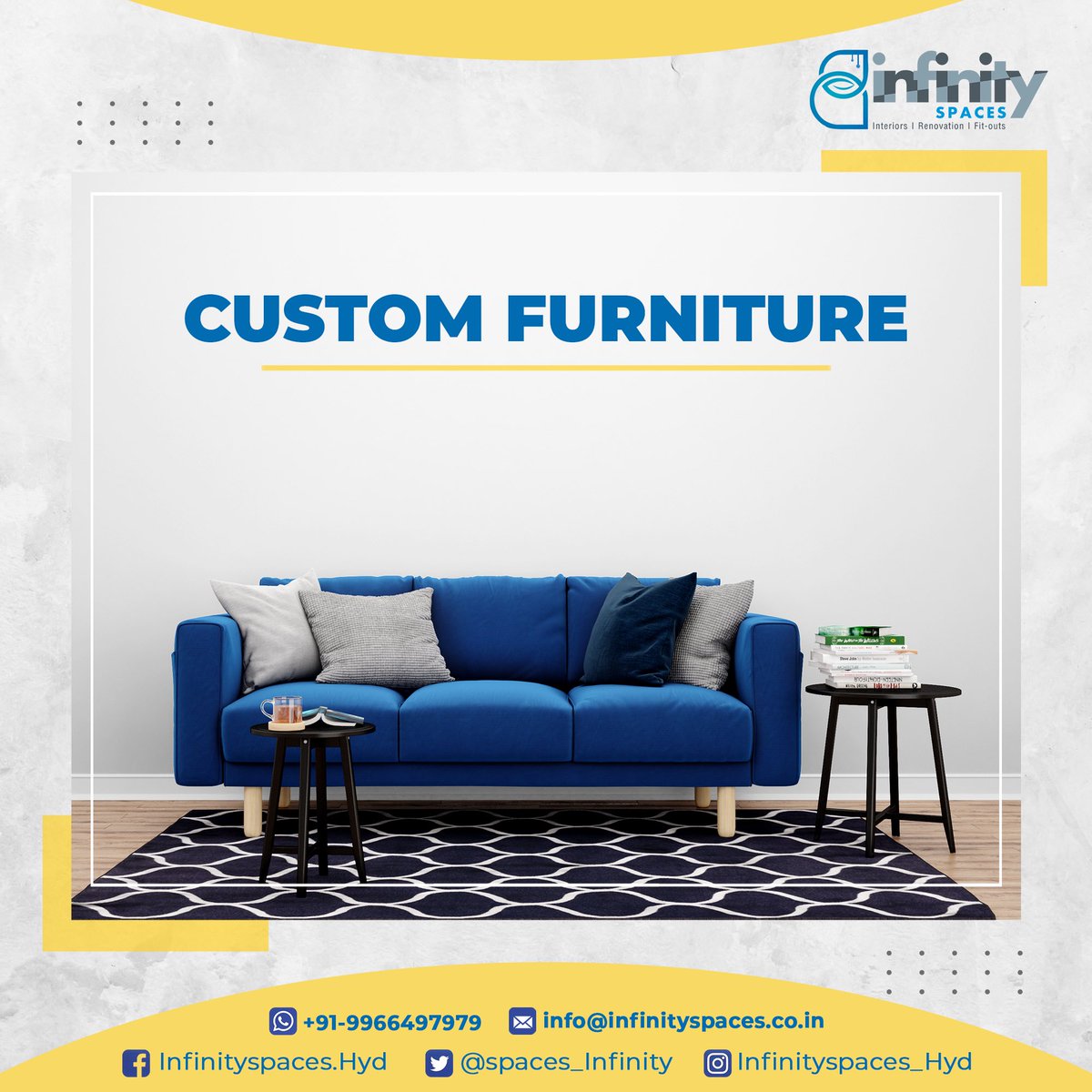 NuthalapationX's tweet image. We at InfinitySpaces Create “Amazing Furniture” 

Reach us @ +91-9966497979 for Fesitive Offers 😊

#InfinitySpaces
#HubioCreativeWorks
#hubiocreativeworks
#CustomFurniture 
#ModernSofas