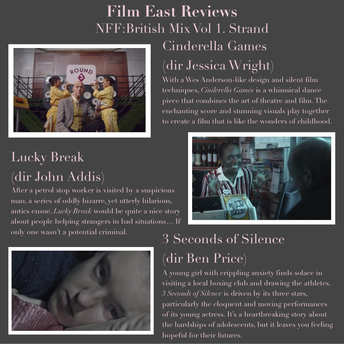 Films_East's tweet photo. Oh, look! Some more @norwichfilmfest reviews! Of course, our resident British cinema stan @shelbscookie chose the British Mix Vol 1... I’m sure Vol 2 will be coming soon, knowing her! 

The Norwich Film Festival is running now until the 29th!
https://t.co/5vfGauTExR https://t.co/AbVyx1rTma