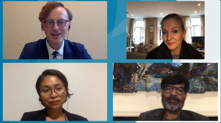 RonjaScheler's tweet photo. Super interesting #ParisPeaceForum2020 session on the launch of the #GoodCyberStories initiative @EUCyberDirect (and, in fact, many more things #cyber #digital) with @MarietjeSchaake, Fitriani @CSISIndonesia &amp; @samirsaran. Also: Great chairing, @patrykpawlak! https://t.co/RoP1MQxLCG