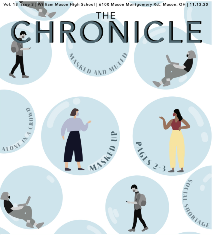 Here is a link ▶️ anyflip.com/mxpf/hdov/ to the November 13, 2020 of The Chronicle. Thank you to the Mason Schools Foundation for making today's print version possible. A <a href="/MSFabovebeyond/">MSF</a> grant provided funding to help us print today's edition distributed at MHS.
