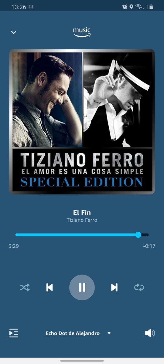 gatoceniza360's tweet photo. @christopher_aia Y en recomendaciones aleatorias del día hoy le toca a @TizianoFerro y su discazo #ElAmorEsUnaCosaSimple https://t.co/NggDEnhZa4