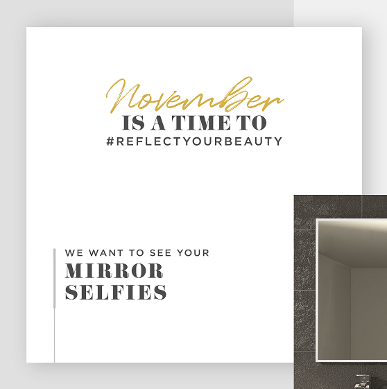 HRbathroomsUK's tweet photo. We want to see your mirror #selfie 📸 

To encourage you to share the moments you feel the most beautiful. Whether this be when you've finished getting ready or to show your Movember moustache, tag us in your selfies with the hashtag #ReflectYourBeauty❤️ https://t.co/Oaa4dTi2Cx