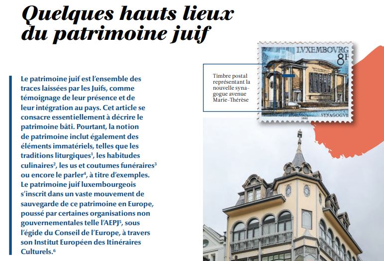 jewisheritage's tweet photo. François Moyse, President of the AEPJ offers us this article which delves into Luxembourg's Jewish heritage: fascinating! https://t.co/a6ItEzT6yA https://t.co/yUeFBsMnh1