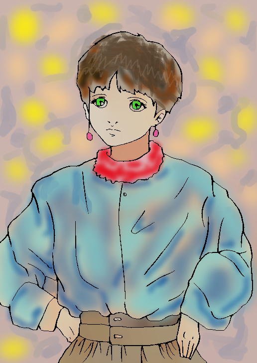 ざっくりだけど色々塗ってみた 感想 デジタルだといくら色塗っても無料なんだよ がちょう 低浮上すいませんのイラスト