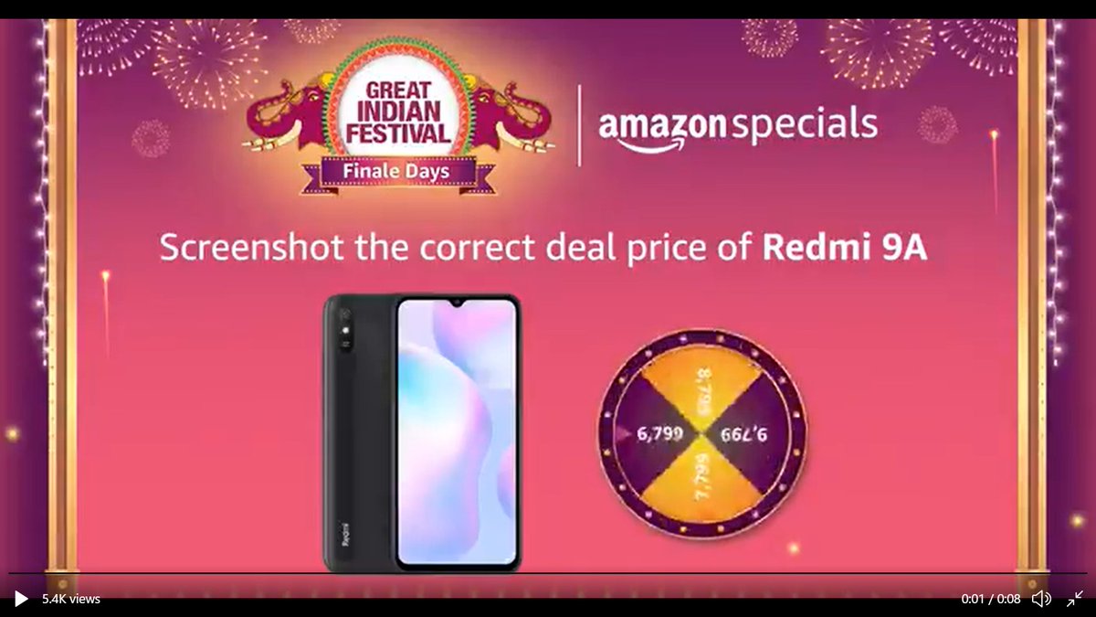 JubinLuckose's tweet photo. @amazonIN #AmazonSpecialsRedmi9A #AmazonFinaleDays https://t.co/vRXXTN07vs