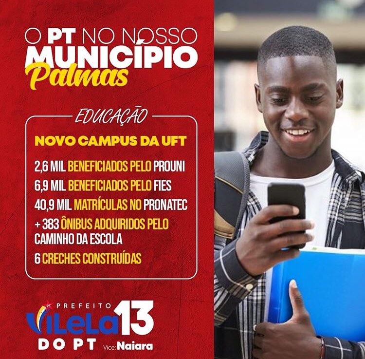 vileladopt's tweet photo. Faltam 2 dias para o povo palmense fazer a sua escolha e não custa lembrar que o PT já fez muito por nossa cidade e com o nosso Plano de Governo participativo e democrático podemos fazer muito mais!!! 

Dia 15 de novembro VOTE 1️⃣3️⃣, vote Vilela e Naiara! 🚩 https://t.co/xxbnkivLM7