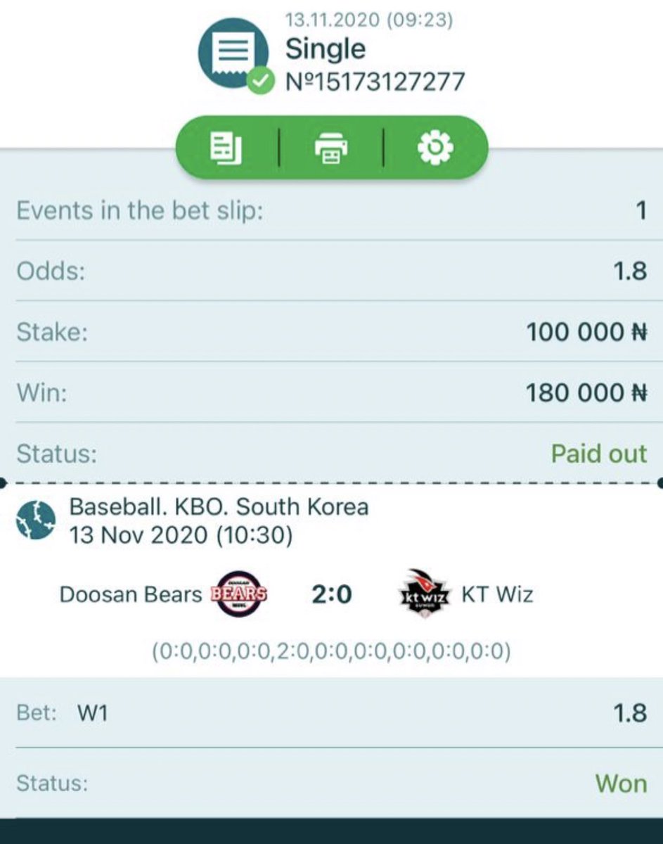 Mrbankstips's tweet image. Baseball value bet wins ✅✅✅

Congratulations 🍻

Don’t miss out on future tips! Join 22bet now ➡️ bit.ly/31jEBsN