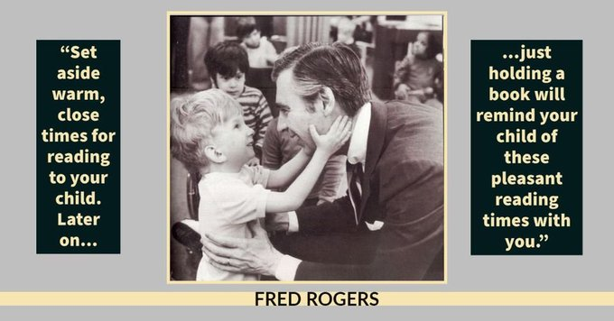 steampoweredpo1's tweet photo. ROGER THAT!
#MrRogers #BookWeek2020atHome #FamilyLiteracyMonth
#ReadLocalIllinois #readingcommunity #bookworms https://t.co/WNYemuQeZh