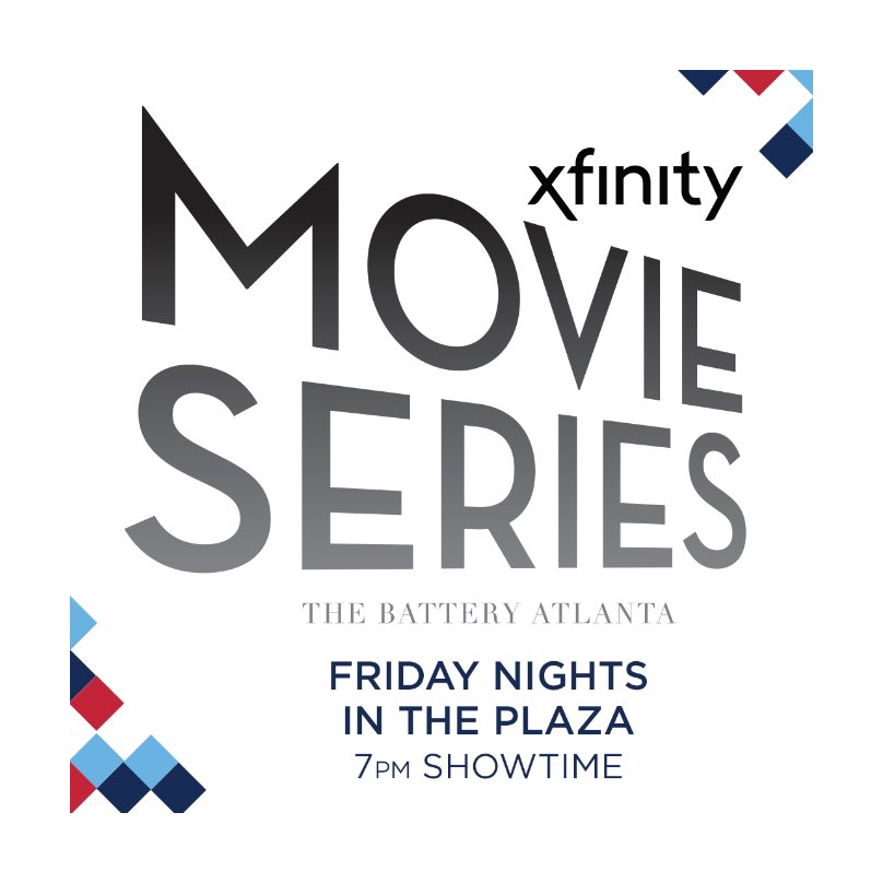 concierge_atl's tweet photo. #CSOASAYS Stake your spot on the Green at the Battery ATL and enjoy a movie under the stars during the Xfinity Movie Series, Friday nights at 7 pm in the Plaza. The family-friendly movie series runs through December 18 and is free! Bring their own blankets or lawn chairs. https://t.co/w2oS2tlPSs