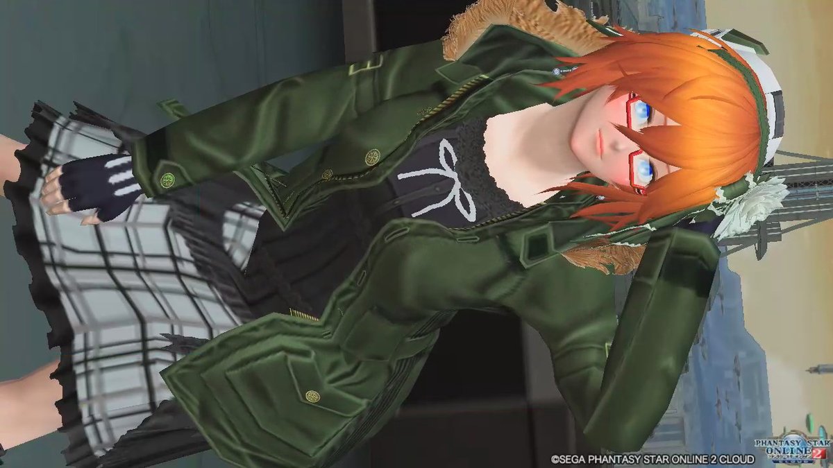 山 猫 流行りのモッズコートfと森ガールのコーデ Prポーズ4は自力で引けましたw Pso2