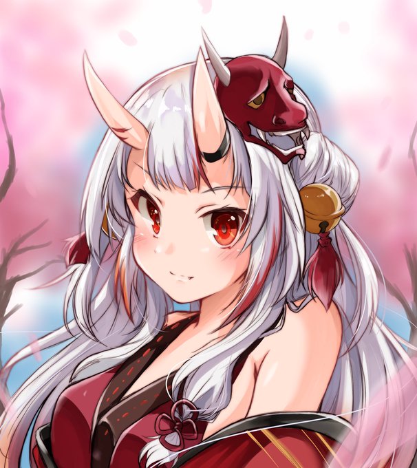 お歌上手くて感動しました。描きました。
#百鬼絵巻 