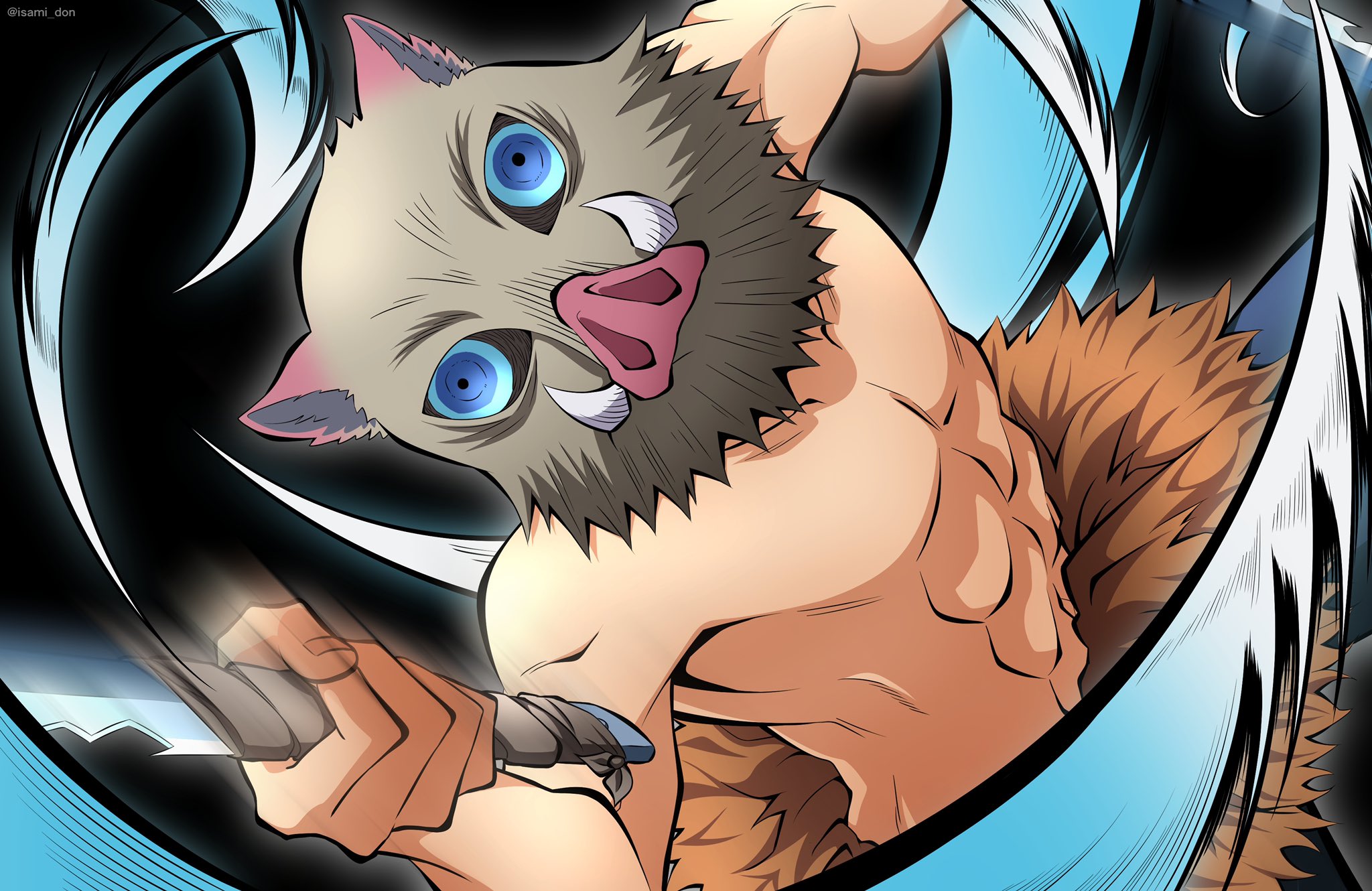 イサミ丼 嘴平伊之助 獣の呼吸 鬼滅の刃 T Co Z7kebad42x Twitter