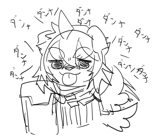 これは簡単に描いた吽です 