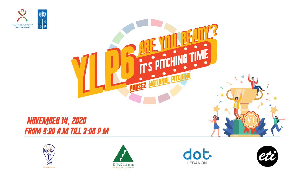 UNDP_Lebanon's tweet photo. 📣 Tomorrow = Final phase of #YLP6!

Despite #COVID19, 46 groups worked hard to reach this stage and will be pitching amazing ideas to the jury tomorrow. #StayTuned as we share snippets of the event and announce the winners by end of day! #IamYLP https://t.co/Xik8if2J8j