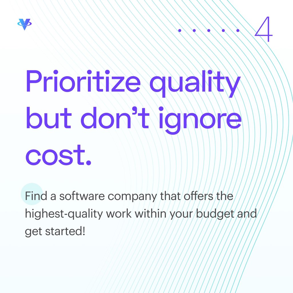 VertexSoftware's tweet image. These 4 tips will help you determine the right custom software development company for your business.

#vertexinsights #softwaredevelopment #customsoftware