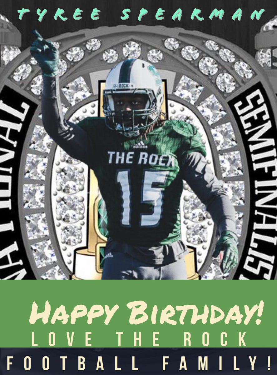 PSteel78's tweet photo. Happy Birthday to @SRURockFB DB Alum @TyreeSpearman8 🎉🎂🏈 #RockD #RockDBs #Relentless #Family #Pick6 https://t.co/iLJXmGyDIe
