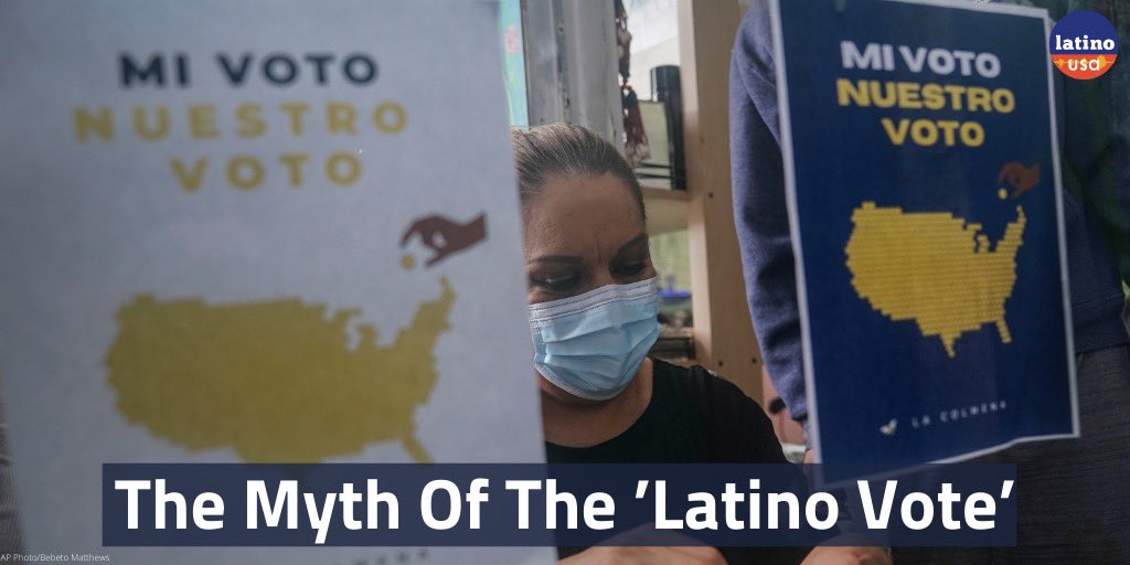 LatinoUSA's tweet image. #NowPlaying 

A new @LatinoUSA podcast. We take a closer look at the myth of the "Latino vote" with guests @sabrod123 @carlosodio @SonjaFrancine and @Gomez_Alex07 #Election2020 

LISTEN HERE: latinousa.org/2020/11/13/myt…