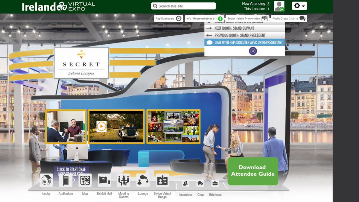 Looking forward to <a href="/GoToIrelandCA/">Tourism Ireland</a> <a href="/GoToIrelandUS/">Tourism Ireland US</a> VIRTUAL EXPO next week, an exciting new platform to showcase the Island of Ireland with our North American trade colleagues #fillyourheartwithireland #whenwetravelagain   #fixedappointements
#walkupappointments #virtualbooth