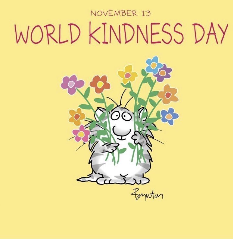 Today is World Kindness Day 😀