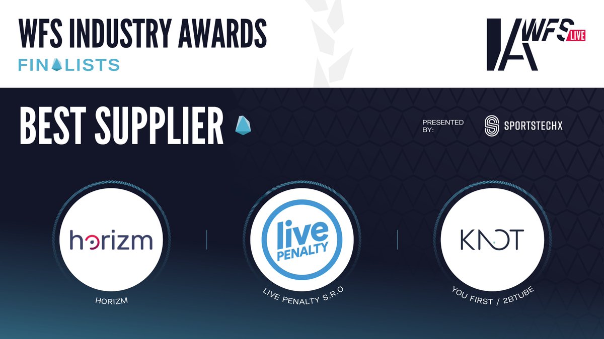 We’re glad that #KNOT has been shortlisted as one of three finalist projects for the <a href="/WFSummit/">World Football Summit</a>  Industry Awards in the category of Best Supplier 👏. Looking forward to the final resolution next Monday!

#WFSIA #BestSuplier <a href="/2b/">2btube</a>