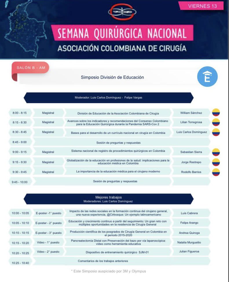 futuroscirascol's tweet photo. Es HOY!!!! Listos para el congreso de la @ascolcirugia???🤩🤩🤩 Los invitamos a ver la programación del día de hoy viernes 13. @PipeCabreraV @lilitorregrosaa https://t.co/ImOlJrEOTD