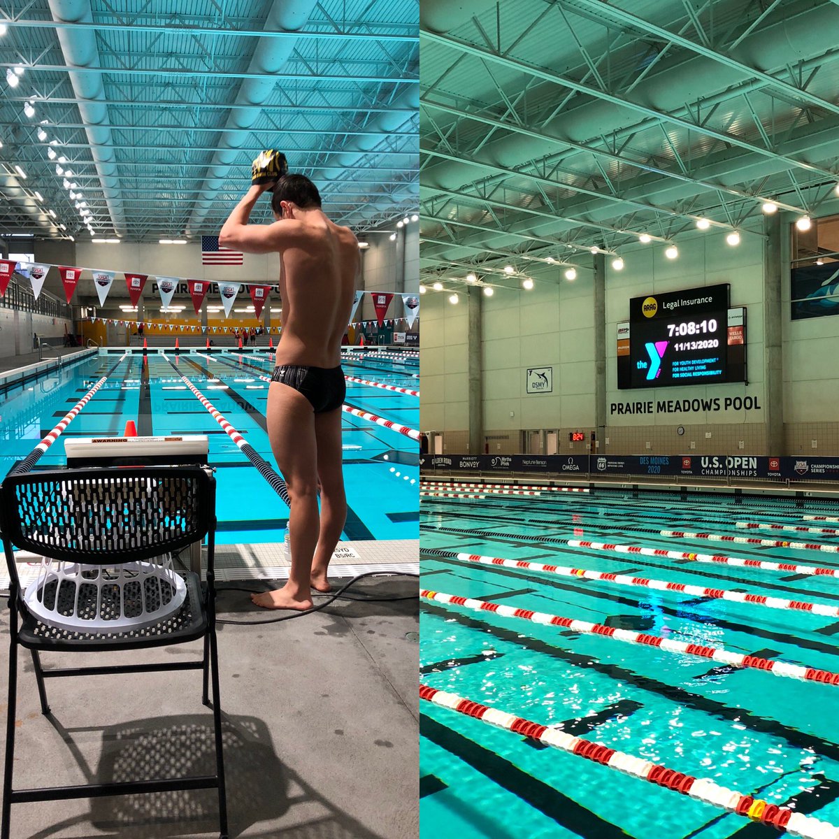 Getting an early start for a 5:00 PM race!