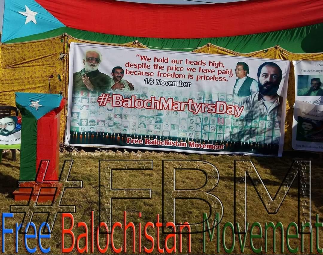 NohaaBaloch's tweet photo. Respect &amp; red salute to them who have sacrificed themselves on mission of free #Balochistan .

#13NovBalochMartyrsDay https://t.co/xX5bJLCaly