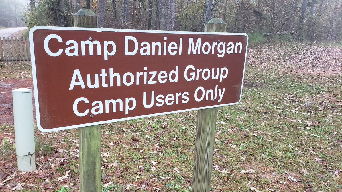 PaulFromFox5's tweet photo. Okay #FridayThe13th fans -- Hard Labor Creek State Park's Camp Daniel Morgan aka Camp Crystal Lake hasnt changed a bit since Part VI filmed here in 1986! Watch out for those hockey masks! @GoodDayAtlanta #fox5atl @GaStateParks https://t.co/0gJKZbqNTg