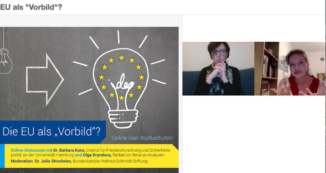 OlgaDryndova's tweet image. Über #DemocracyAssistance und #Belarus kann ich stundenlang sprechen. 
Unsere Diskussion von @BKHS_Stiftung mit @BaKu_IFSH jetzt online =&amp;gt; conference.federalists.academy/playback/prese…