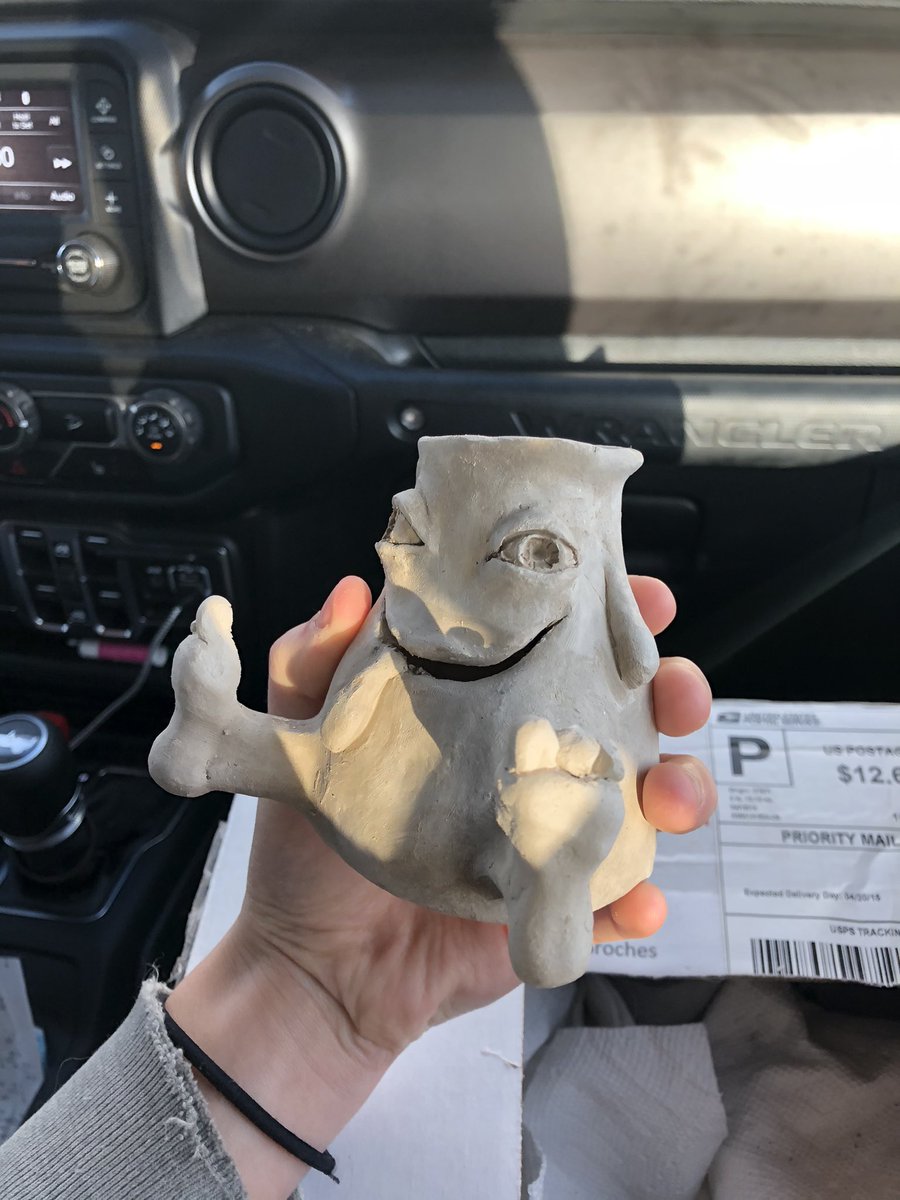 ellambu's tweet photo. send prayers for my little incense burner dude he’s getting fired this week https://t.co/YvPbOjGRiZ