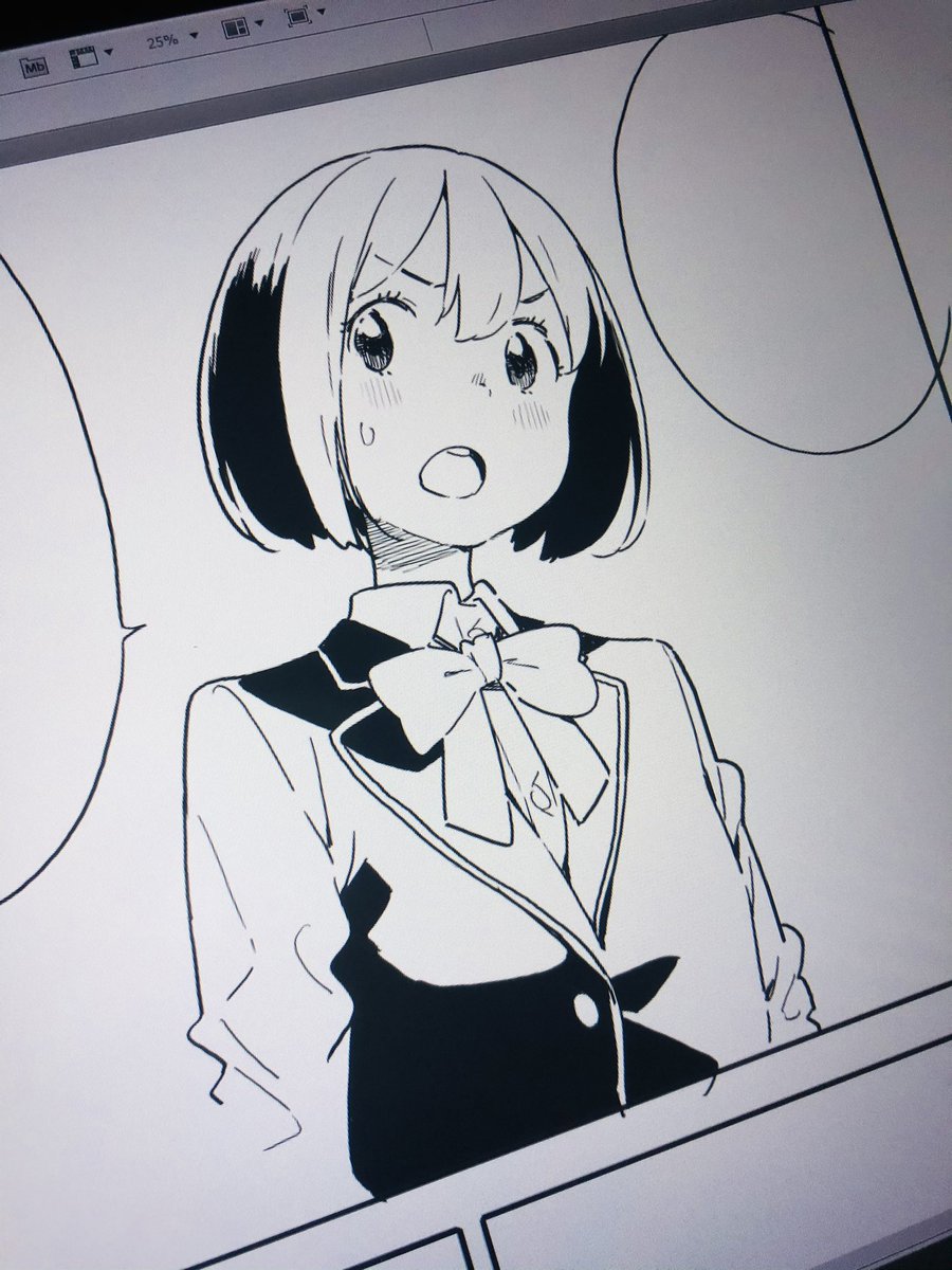 漫画家いみぎむる先生が教える 線画の早い描き方 が天才の所業と話題に 大誤解が発生し先生が訂正 それでもすごい Togetter