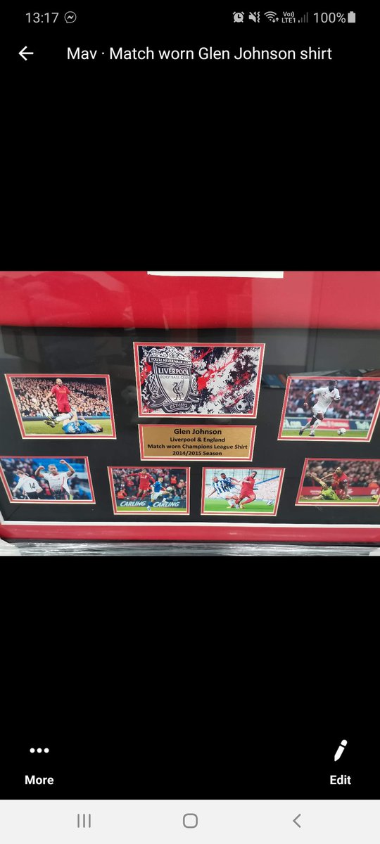 the_realMav's tweet photo. @glen_johnson hi mate hope you dont mind this but I'm a big fan and would love to add this to my collection! Does this look like yours and is it match worn do you remember? Allegedly from a dementia charity originally? Thanks YNWA https://t.co/WYwBPBdmKU