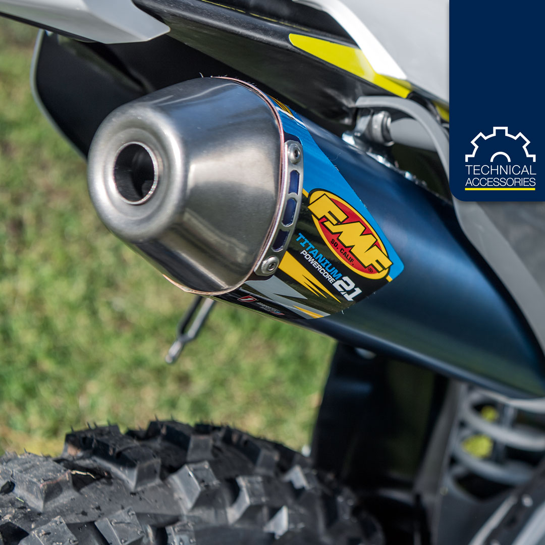 Hqv_Motorcycles's tweet photo. FMF Titan Powercore 2.1 - extremely low-weight, the silencer is ideally combined with the FMF Fatty front pipe for a perfectly matched system. The blue-anodized outer sleeve only adds to the factory look!
#HusqvarnaMotorcycles #RideHusky #GoRide https://t.co/LXv4r1ifyB