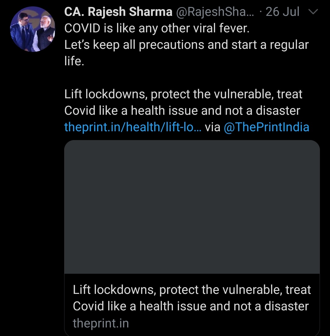Gagandhingra25's tweet photo. @ruwatiaofficial See it's a normal flu/fever. Don't create panic. #icaiexampostponement https://t.co/8uasvEL9Ww