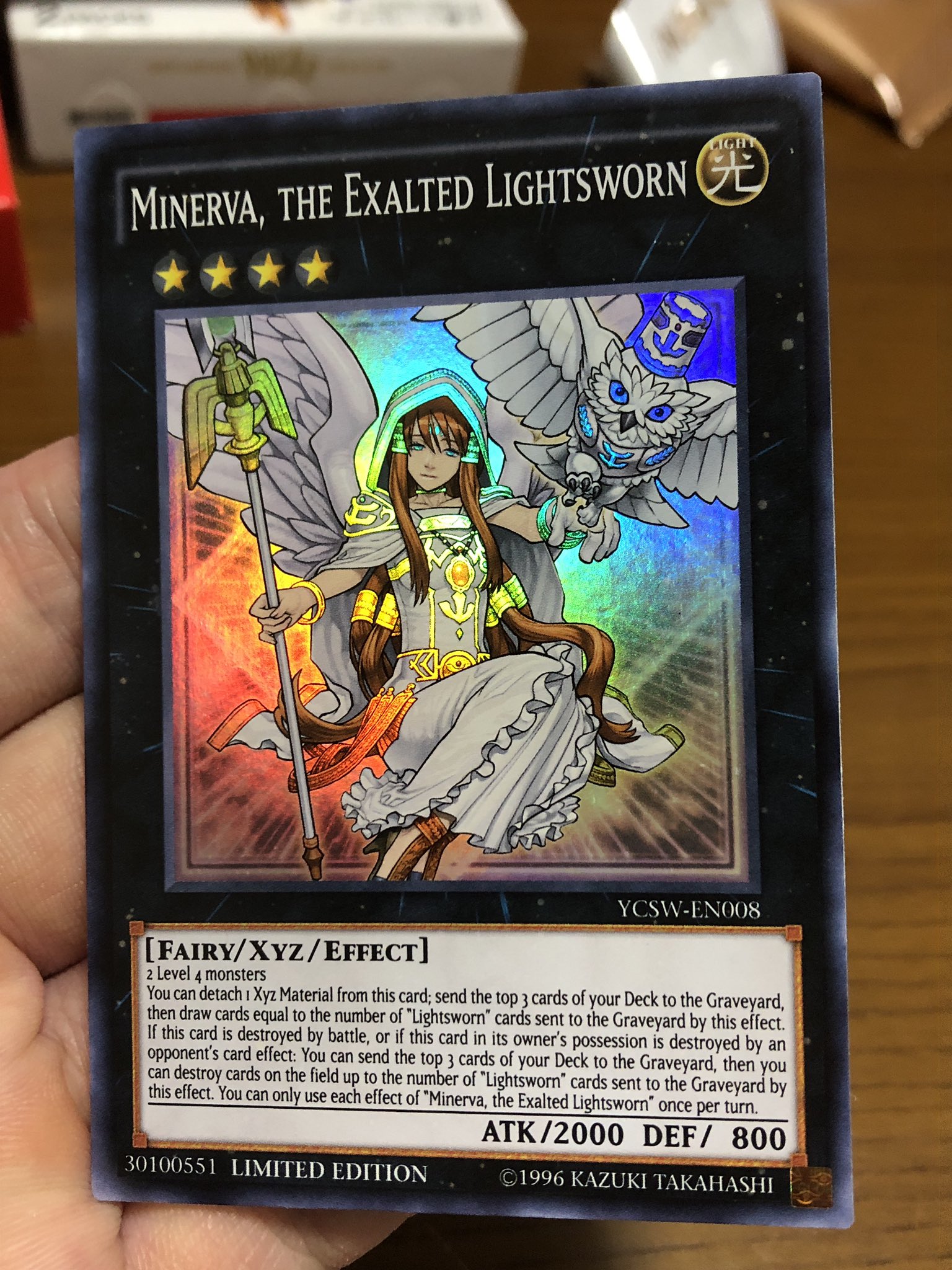 鑑定品YCSW-EN008 Super rare ライトロードセイントミネルバ