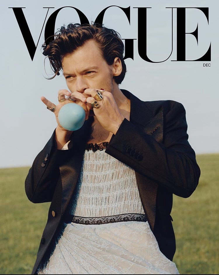 Harry Styles in the Vogue Magazine December 2020 Issue