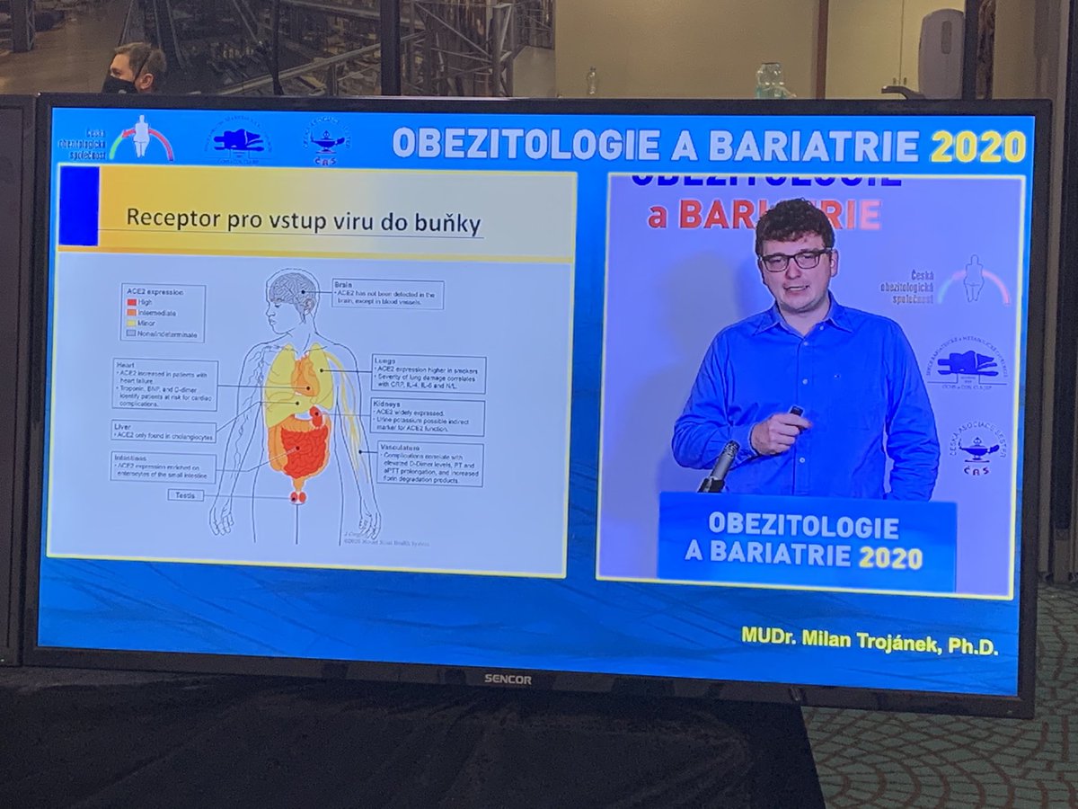 HaluzikMartin's tweet photo. Konference Obezitologie bariatrie. Zajímavá přednáška o COVID 19- dr.Trojanek z Infekční kliniky Nemocnice na Bulovce https://t.co/a09Vx4DzS8