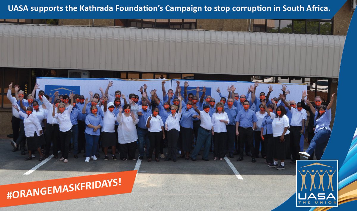UASA_the_Union's tweet photo. #OrangeMaskFriday #endcorruption https://t.co/MXImZOZTkW