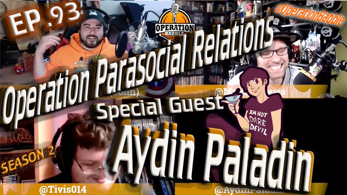 MykeShrews's tweet photo. Out now EP.93 of @OperationBabble With special guest @AydinPaladin  schooling us for the day. Find it on your #podcast service of choice search for #operationbabble 🖖🏾

#PodernFamily 

Apple https://t.co/oh58Ok8cW6
STITCHER https://t.co/GCyWBHXCFH
SPOTIFY https://t.co/tGFp5yxvE9 https://t.co/fJzWit4RN0