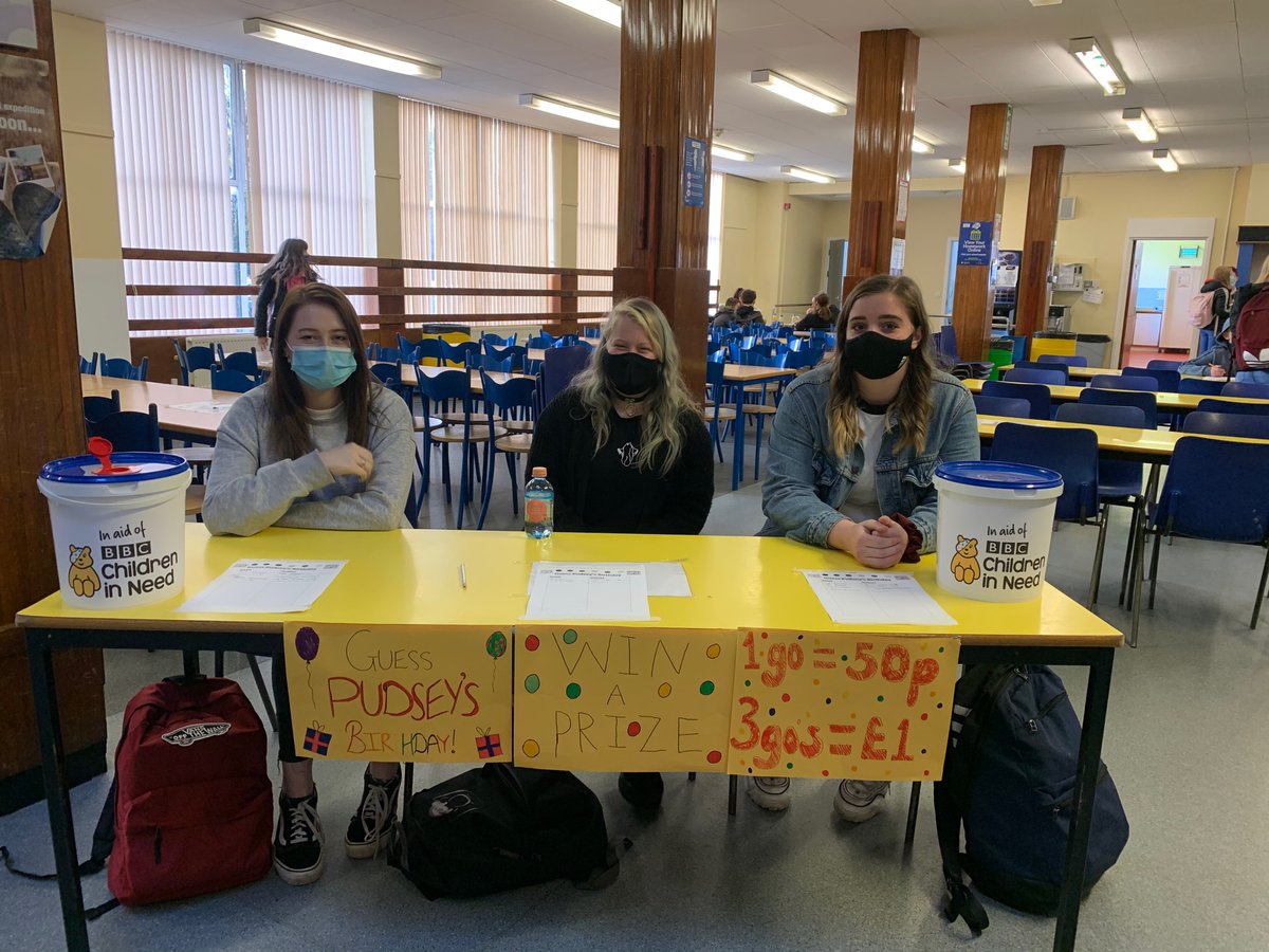 captaincyteam's tweet photo. Some great (covid friendly )  fundraising events happening today for children in need , ran by our events committee and captaincy team 💛 https://t.co/dkADTvHGSR