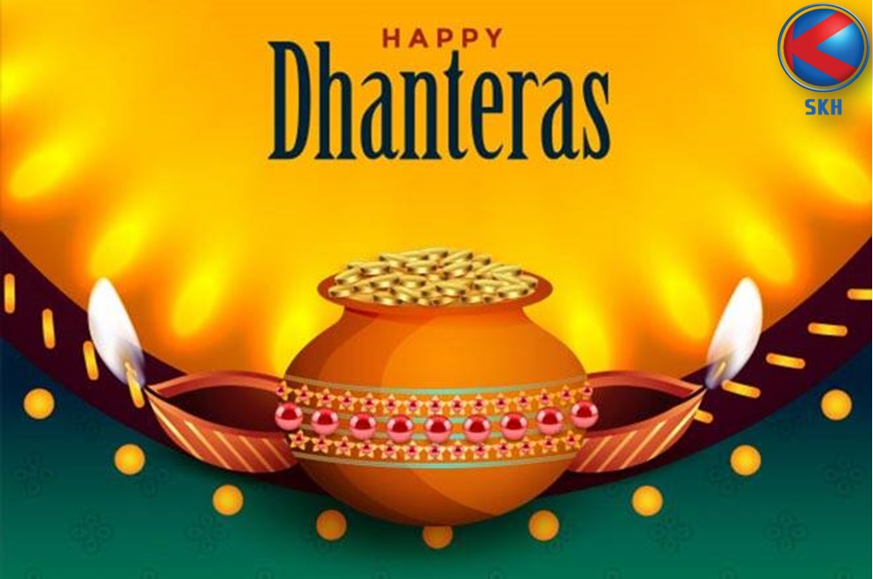 skhemerge's tweet photo. Happy Dhanteras! 
On this festive day of Dhanteras may the Divine blessings of Goddess Lakshmi bestow on you bountiful fortune.
#HappyDhanteras2020 #HappyDhanteras https://t.co/vpbtbxXArK