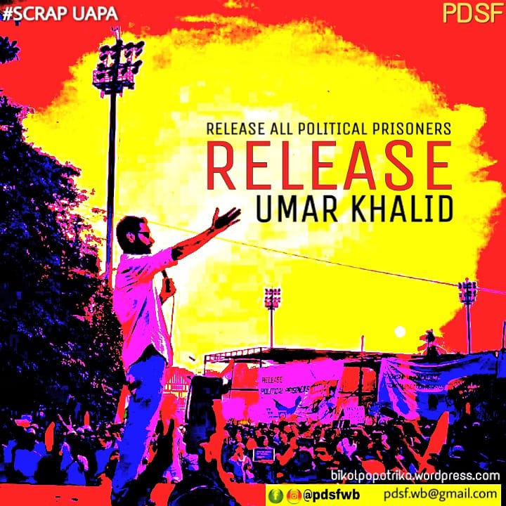 ShreyaAcharjee4's tweet photo. #UmarKhalid #UmarKhalidKoRihaKaro #ReleaseAllPoliticalPrisoners https://t.co/ClFoDehMUN